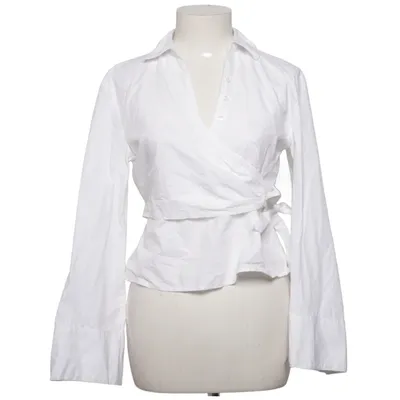 Wikkelblouse (Wit) van NA-KD Katoen