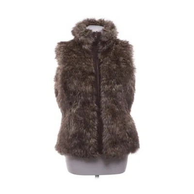 Pälsväst (Brun, Flerfärgad)