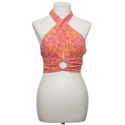 Haltertop (Roze, Oranje) van Bik Bok Linnen, Viscose