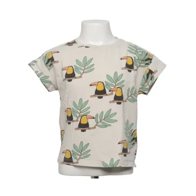 T-shirt (Beige, Multicolored) from Lindex Cotton, Elastane