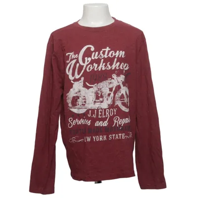 Lange mouwen shirt (Rood) van Rebel by Primark Katoen, Polyester