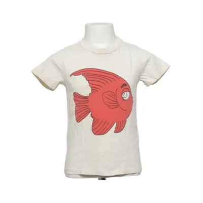T-shirt (White, Red) from Mini Rodini Cotton