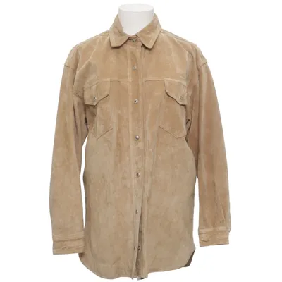 Overshirt (Beige) van SAKI Leather Leer, Polyester