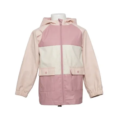 Rain jacket (Pink, White, Multicolored) from Wonder Nation Cotton, Polyurethane, Recycled polyester