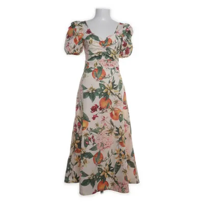 Långklänning (Vit, Flerfärgad) från Reserved Polyester