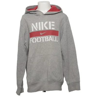Sweat à capuche (Gris, Rouge, Blanc) de Nike Coton, Polyester