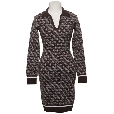 Robe (Marron, Blanc) de Guess Polyamide, Polyester