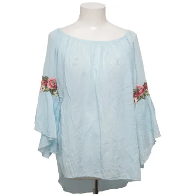 Bluse (Blau, Mehrfarbig) von Elegance Baumwolle