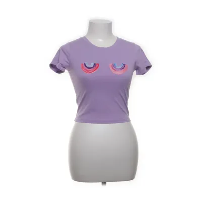 T-shirt (Violet, Multicolore) de Cherry Kitten Coton, Élasthane