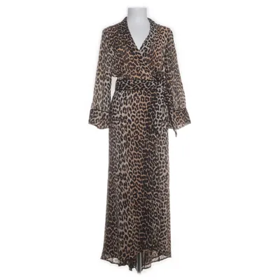 Wrap dress (Black, Brown) from Ganni Viscose