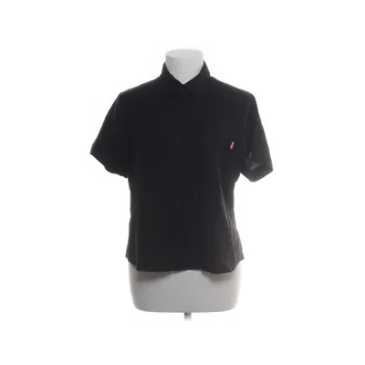 Short sleeve shirt (Black) from Mangoon Linen, Viscose