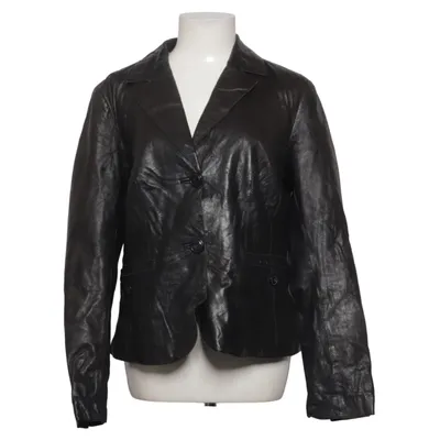 Leather jacket (Black) from Danier Elastane, Leather, Polyester, Viscose