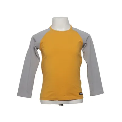 T-shirt à manches longues (Jaune, Gris) de Villervalla Élasthane, Coton biologique