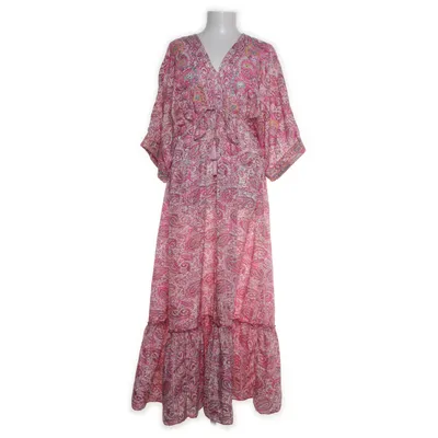 Klänning (Rosa, Flerfärgad) från Gemini Polyester, Silke