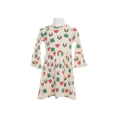 Jurk (Beige, Meerkleurig) van Mini Rodini Katoen, Elastaan