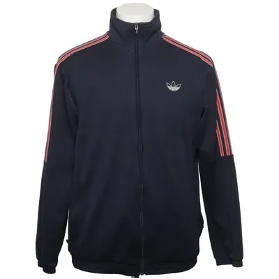 Träningsjacka (Blå) från Adidas Originals Bomull, Återvunnen polyester