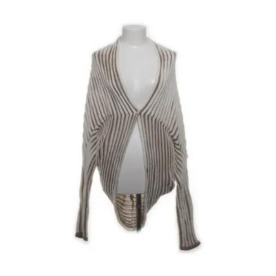 Cardigan (Beige, White) from Ruga Acrylic, Mohair, Polyamide, Wool