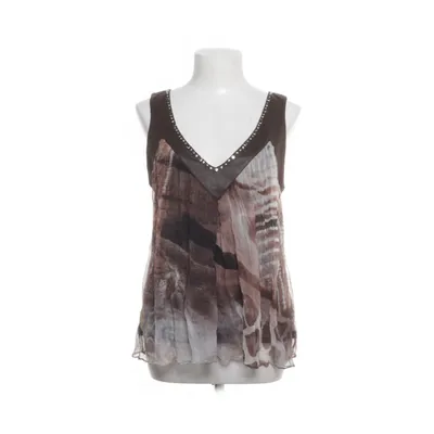 Top (Brown, Multicolored) from Orna Farho Silk