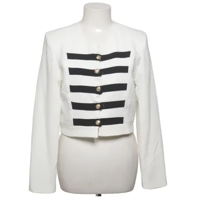 Jacket (White, Black) from Oxygene Elastane, Polyester