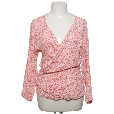 Wikkelblouse (Roze, Rood) van Boii Viscose