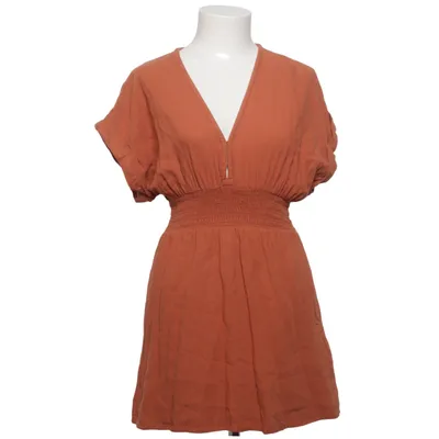 Dress (Brown) from Abercrombie & Fitch Linen, Viscose