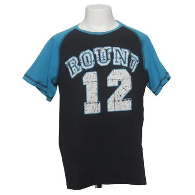 T-shirt (Black, Blue) from Kids by Lindex Cotton, Elastane