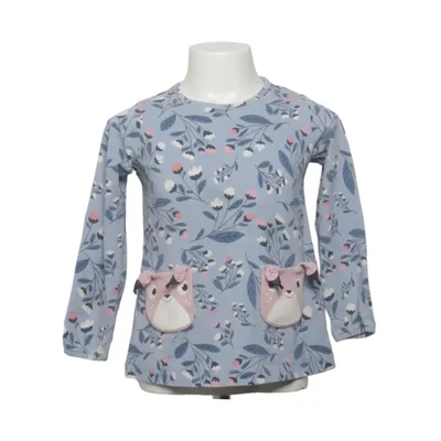 Dress (Blue, Pink, White) from Polarn O. Pyret Elastane, Organic cotton