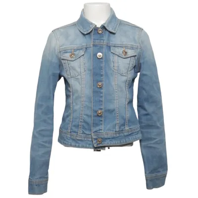 Veste en jean (Bleu) de Zara Kids Coton, Élasthane, Polyester