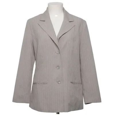 Blazer (Gris) de Mia Linea Polyester, Viscose