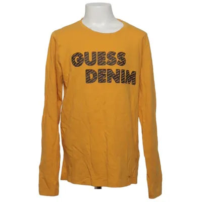 T-shirt à manches longues (Jaune) de Guess Kids Coton