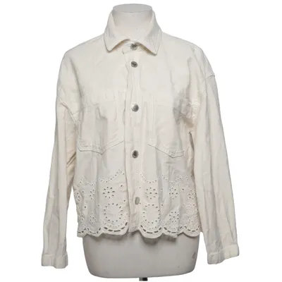 Denim jacket (White) from Stradivarius