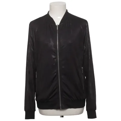 Bomber jacket (Black) from Luxzuz Elastane, Polyester