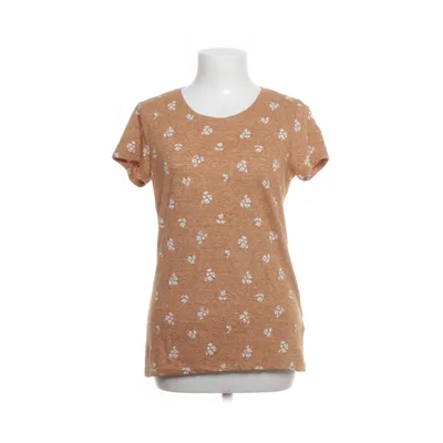 T-shirt (Bruin, Wit) van Cotton Club Katoen, Polyester
