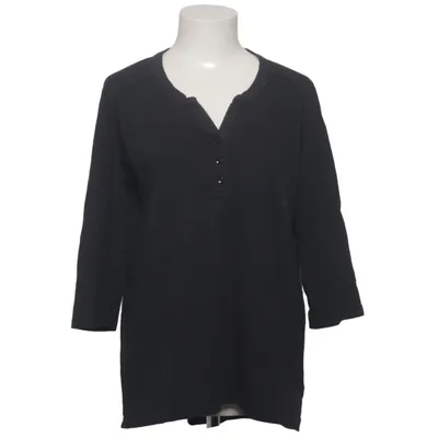 Henley shirt (Black) from Zizzi Cotton