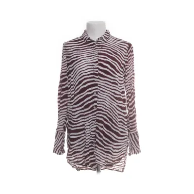 Shirt (White, Red) from By Malene Birger Viscose, Silk