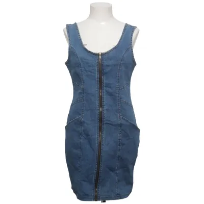 Denim jurk (Blauw) van Stella Morgan Katoen, Elastaan, Polyester