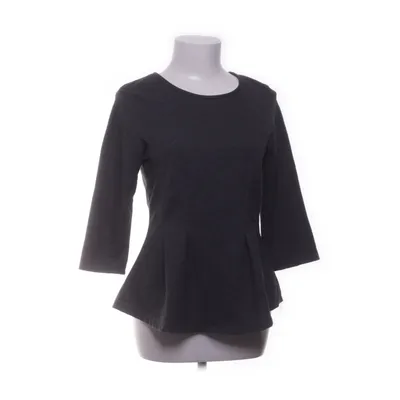Peplum top (Grijs) van Gina Tricot Katoen, Polyester