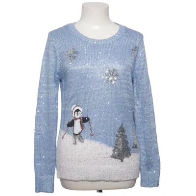 Pull de Noël (Bleu, Multicolore) de George Acrylique, Polyester