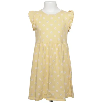 Klänning (Gul, Vit) från H&M Bomull