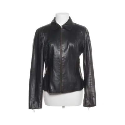 Leather jacket (Black) from Roco Baroco Polyester, Leather