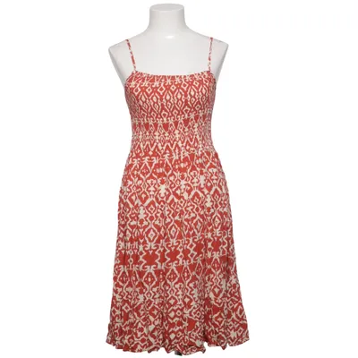 Dress (Red, White) from Jasmine Cotton, Polyester