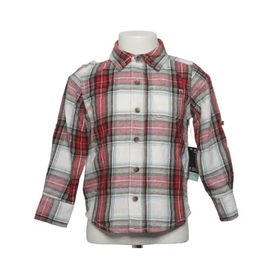 Chemise en flanelle (Blanc, Rouge, Multicolore) de Okie-dokie Coton