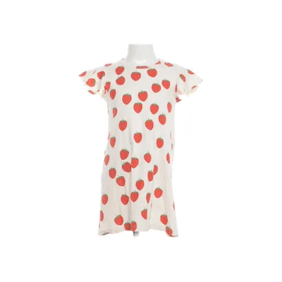 Dress (White, Red) from Mini Rodini Cotton