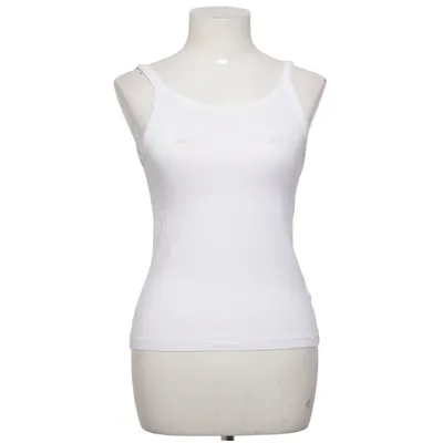 Débardeur (Blanc) de H&M Basic Coton, Élasthane