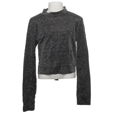 Strickpullover (Schwarz, Silber) von XOXO Friends Elasthan, Polyamid