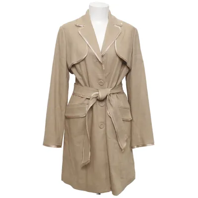 Trenchcoat (Beige) från Côté Femme Bomull, Linne, Polyester