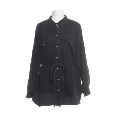 Denim blouse (Zwart) van H&M Mama Katoen, Polyester