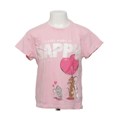 T-shirt (Rose) de Tom and Jerry Coton, Élasthane