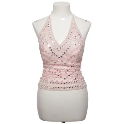 Halterneck top (Pink) fra Aftershock Silke, Viscose