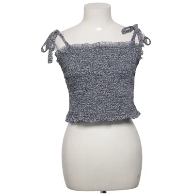 Crop top (Blå, Flerfärgad) från Abercrombie & Fitch Elastan, Polyester